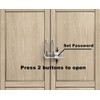 4 Pack Child Proof Sliding Cabinet Door Code Locks Baby