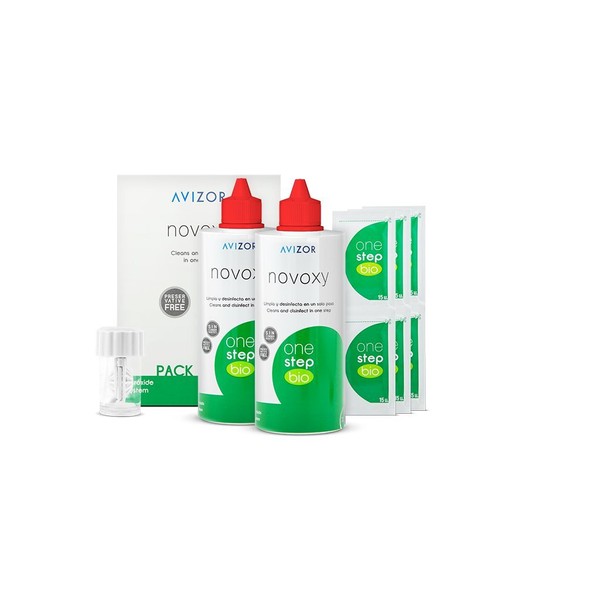 Avizor One Step Contact Lens Solution (3 Months Supply) 2x350ml and 90 Tablets by One Step