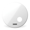Evans EQ3 Resonant Smooth White Bass Drum Head, 22 Inch