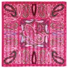 Hitoto Yamamoto Shoten Silk Road Chisel Pattern Scarf Paisley Pink [1833-B] Made in Japan Japanese Pattern Inbound Souvenir