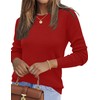 Rapbin Womens Christmas Jumpers Crew Neck Tops Long Sleeve Sweaters