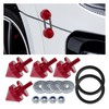14 Pieces Bumper Quick Release Kit, Front Rear Bumper Fenders