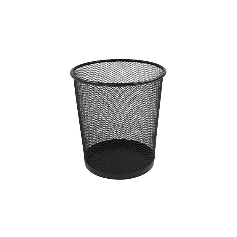 OSCO Black Wiremesh Waste Bin | Round | Height -