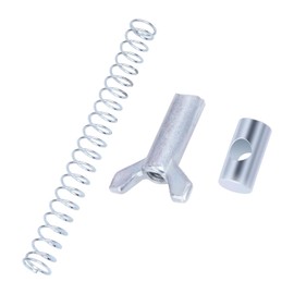 AFEISOL Rear Brake Adjuster Hardware Kit Compatible with Honda TRX125 250 300 400 450 TRX500 ATC125M ATC200M ATC200S ATC250SX ATC250ES Rear Brake Cable Adjusting Nut Kit (1 Set)