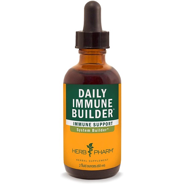 Herb Pharm Daily Immune Builder Herbal Immune System Defense Liquid - 2 Ounce