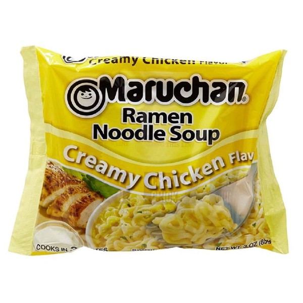 Maruchan Ramen Creamy Chicken - 3 ounce Package (Set of 6)
