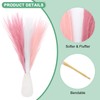 M METERXITY 3-Pack Faux Pampas Grass 17.7 Inch/45cm Small 7