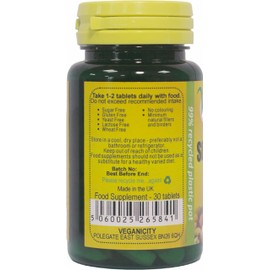 Veganicity Softer-C 1000 : Non-Acidic Vitamin C Supplement 1000mg : 30 Tablets, in a Planet-Friendly 99% Recycled Pot