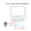 Mini Interruptor WiFi Inteligente, Módulo de Interruptor de Luz DIY,