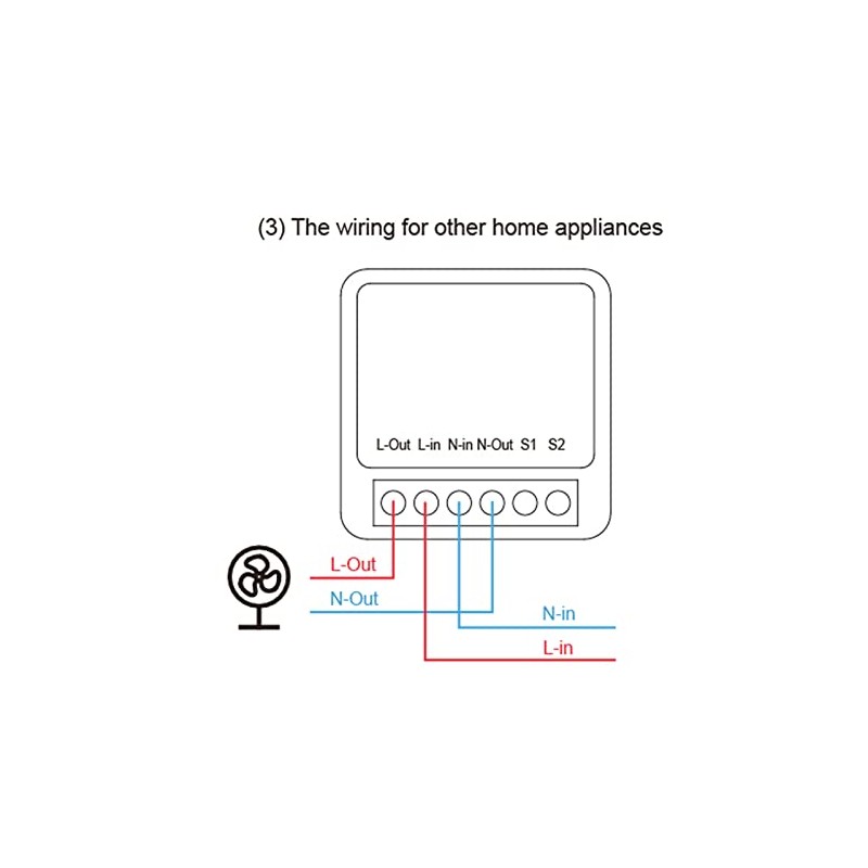 Mini Interruptor WiFi Inteligente, Módulo de Interruptor de Luz DIY,