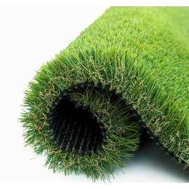 Fasward Deluxe Artificial Turf Grass Rug 3x15 Ft, 1.5" Thickness Realistic Astroturf Fake Grass Carpet Indoor Outdoor Use for Pets, Patio, Balcony, Deck,Dog Training with Drainage