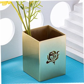 KICHOUSE Office Desk Accessory Metal Pen Holder Organizer Pencil Cup Marker Holder