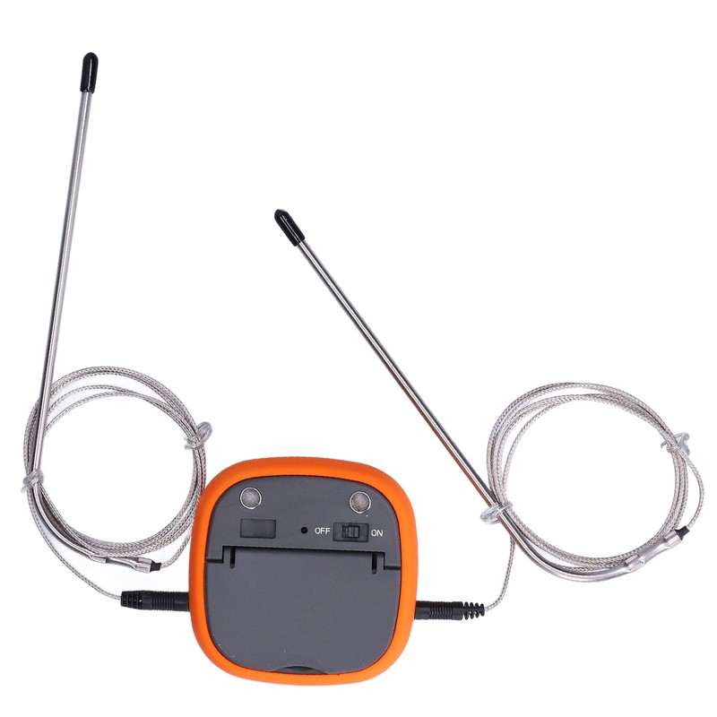 Barbecue Oven Thermometer Dual Probe Electronic Digital Display Touch Button