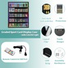 Temgee 35 Graded Sports Card Display Case with LED -