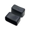 Strut Channel Cap, 1-5/8 x 7/8 Plastic Black Short End
