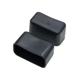 Strut Channel Cap, 1-5/8 x 7/8 Plastic Black Short End Caps for 13/16" & 7/8" Tall Unistrut Channel End to Protect The End of The Channels (10 Pack)