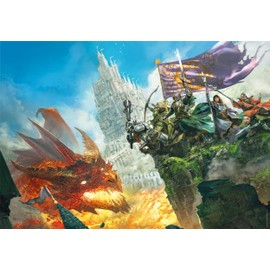 Clementoni Dungeon & Dragons Puzzle 500 Pieces Adult Puzzle in 49 x 36 cm - Puzzle Adult Sophisticated by Clementoni 35562