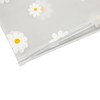 30PCS Frosted Slide Zip Plastic Bags Daisy Pattern Reusable Lightweight
