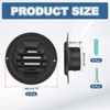PATIKIL 3 Inch Round Air Vents, 2 Pcs Outlet Vents