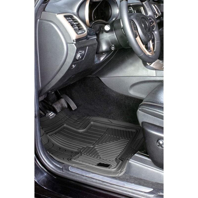 SMART FIT 79930 3-Piece Black Rubber Truck Floor Mat Set