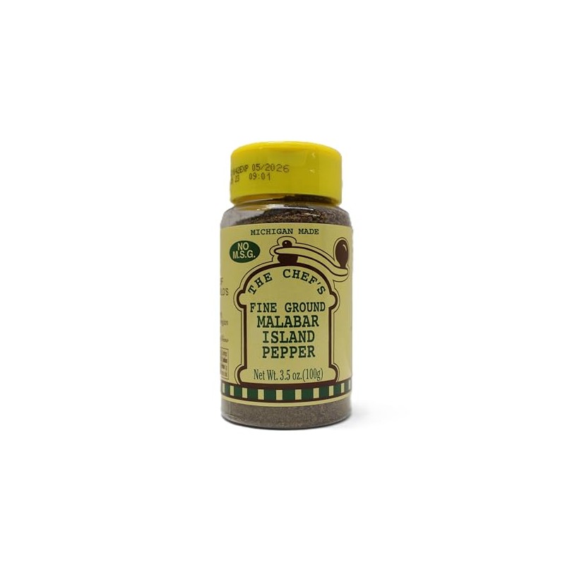 Fine Ground Malabar Island Pepper-3.5 oz-Small Bottle