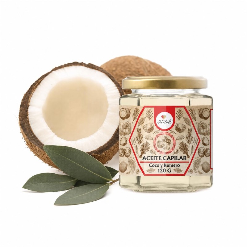 Aceite Capilar - Brillo - Hidratación - Suavidad - Coco