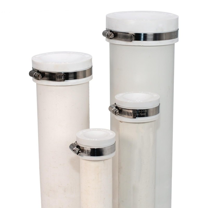 Fernco QC-101W 1.5-in. Qwik Cap Flexible PVC Pipe Cap Drain