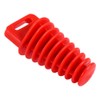 Exhaust Plug Qiilu Wash Plug Rubber Motorcycle Silencer Plug Red