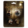 The Twilight Sage, New Moon 4 Pin Button Set Jacob