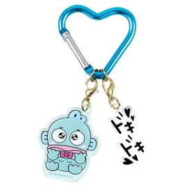 Tees Factory Sanrio Characters onomatopoeia 2 Charm Key Chain Hangyodon H2.0 x W2.1 x D 0.1 inches (50 x 53 x 3 mm) SR-5546575HD