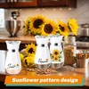 Arrozon Sunflower Salt and Pepper Shakers Set - 4oz Farmhouse