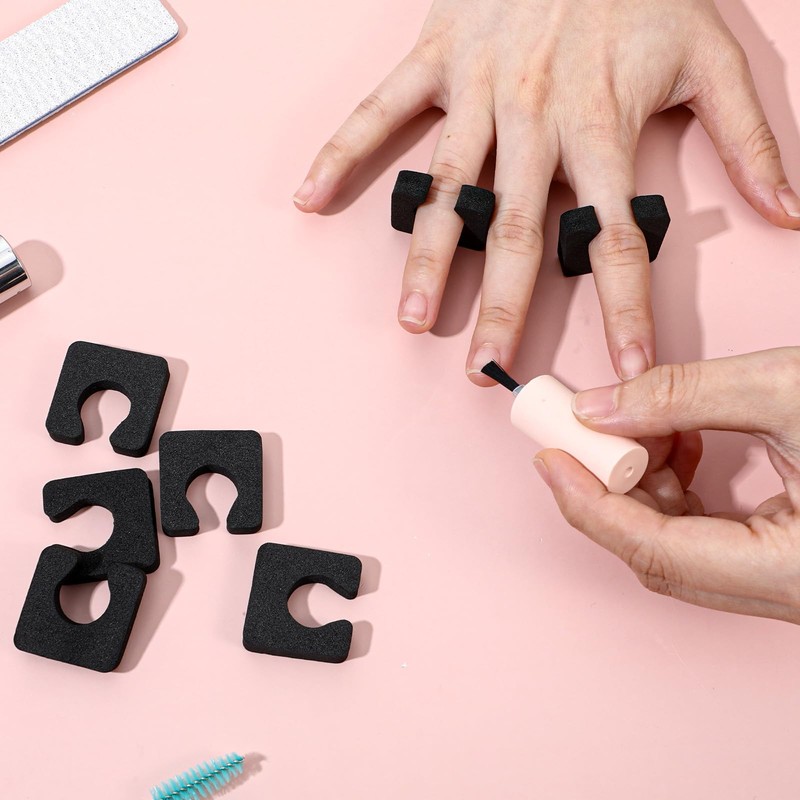 1000 Pcs Individual Toe Separators Bulk, Soft EVA Foam Toes