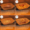 HONYAO Hot Air Fryer Accessories Stackable Cooking Grate for Dual