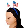 Red White Blue Patriotic American Flag Headband Boppers Hair Accessories,