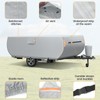 Pop Up Camper Cover 12'-14', Folding Camper Tent Trailer Cover，Extra-Thick