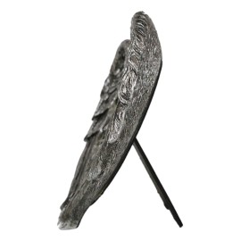 Ebros Gift Gothic Angel Winged Heart Photo Picture Frame Wall Or Easel Desktop Display