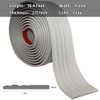 Wall Base Molding Trim Peel and Stick Rubber Baseboard Moulding