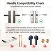 Patio Door Security Lock with Alarm, French Door Security Lock,Patio