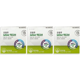 Calming MSM Active 3 boxes (1000mg x 120 tablets) / 진정주 MSM 액티브 3박스 (1000mg x 120정)