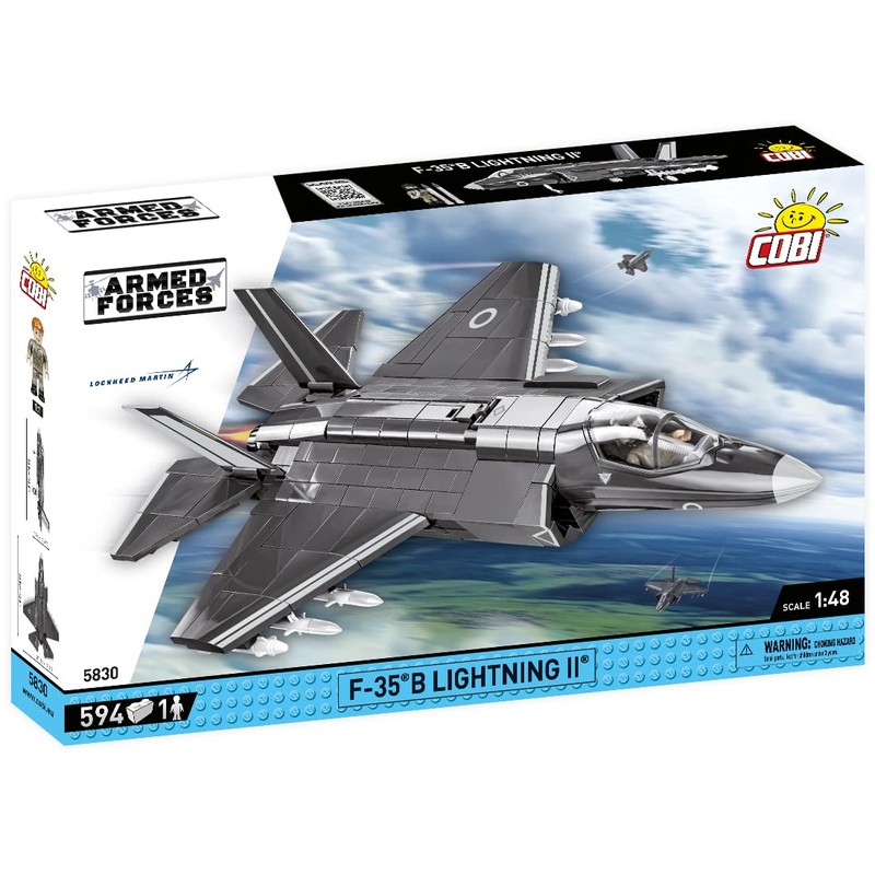 COBI Armed Forces F-35®B Lightning II® (RAF) Jet Plane, Navy