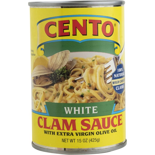 Cento White Clam Sauce, 15-Ounce (Pack of 12)