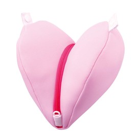 Daiya 057940 sabolun Laundry Net for Bra, Bra Net Heart, Width 7.9 x Height 7.9 x Thickness 1.2 inches (20 x 20 x 3 cm), Prevents Bra Twist and Scrubbing, Washing, Home Cleaning