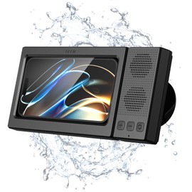 Blissfuhue 2nd Gen Shower Phone Holder Waterproof with Speaker Hole 1200mAh