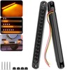 PSEQT 10" LED Trailer Tail Identification Lights Bar Amber Led