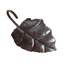 DecoGlow Metal Leaf Candle Holder