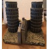 Statues & Models Leaning Tower of Pisa Bookends NIB. Free