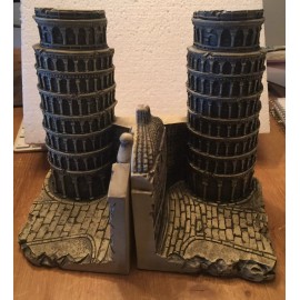 Statues & Models Leaning Tower of Pisa Bookends NIB. Free Ship