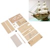 1: 130 Wooden Model Sailboat Kit for Adults Improve Hands