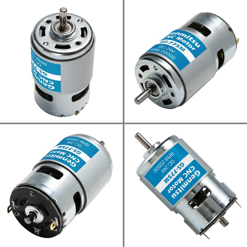 Genmitsu GS-775M Micro DC 24V 20000RPM 775 Motor, Double Ball