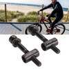 BONKZEBU 2 PCS M5 X 40mm Titanium Cycling Seat Post